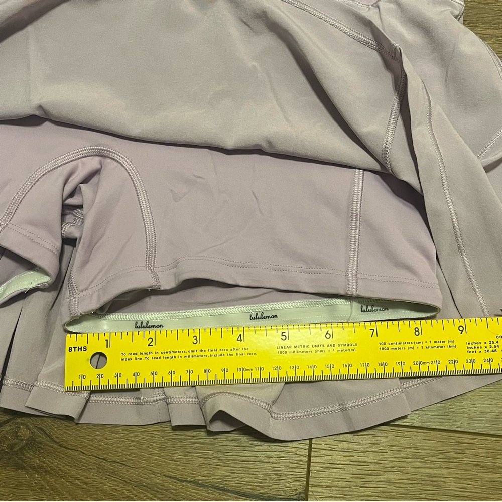 Lululemon Circuit Breaker Skort SZ 8 Regular Lilac Purple Tennis Skirt Preppy - Picture 5 of 10